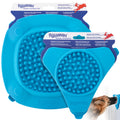 Aquapaw Lick Mat for Dogs with Suction Cups - XL, Blue, 1-Pack - Slow Feeder Lick Pads for Dogs & Grooming Enrichment - Food Mat for Peanut Butter Treats