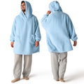 Bedsure Soft Wearable Blanket Hoodies for Women, Grey, Standard