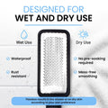 Colossal Foot rasp Foot File and Callus Remover. Best Foot Care Pedicure Metal Surface Tool to Remove Hard Skin. Can be Used on Both Wet and Dry feet, High Grade Stainless Steel File