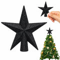 SUNEZLGO Mini Christmas Tree Topper, 3.35 Inch Small Star Treetop, Small Christmas Tree Top, Mini Christmas Tree Ornaments, Ornaments for Tree, Tree Star for Xmas Holiday Party Home Decoration