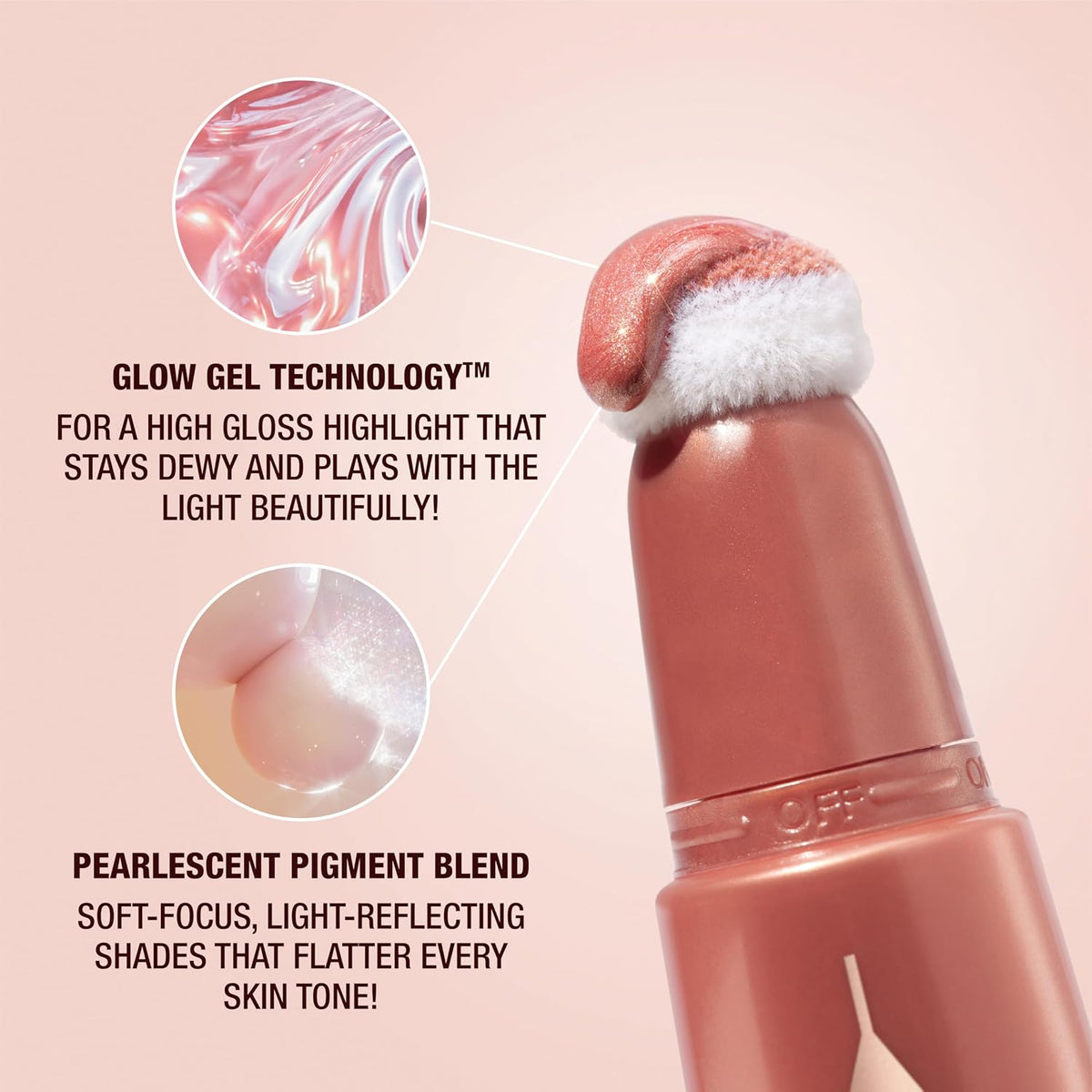 Charlotte Tilbury Beauty Light Wand Liquid Highlighter Makeup - Soft-Focus Highlighter & Blush for Cheeks - Pearlescent, Weightless Radiant Finish
