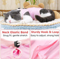 Hpetppy Cat Recovery Suit for Spay Abdominal Wounds, Kitten Onesie Bodysuit for Cats After Surgery, Cat Surgery Recovery Suit Female Cone of Shame Alternative for Cats Anti Licking (Pink,M)