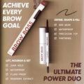 Colourpop Brow Boss Waterproof Eyebrow Pencil - Defining Brow Pencil with Precision Tip, Retractable Twist & Built-In Spoolie - 8-Hour Wear - Creates Natural Hair-Like Strokes - Dark Brown (0.003 oz)