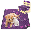 WanpeeGoo Washable Pee Pads for Dogs, Waterproof, 18 x 24 in, 4 Pack, Gray | Super Absorbent, Waterproof and Non-Slip; Washable, Reusable Dog Pads for Crates, Playpens, Floors, Furniture and Travel