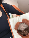 Dog/cat Carrier Purse – Viral on TikTok! Soft Travel Tote for Small Dogs or Cats with Leash Clip & Peek Window – Cute Bag for Bichon, Poodle, Yorkie, Chihuahua (