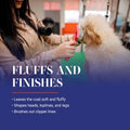 Chris Christensen Baby G Dog Slicker Brush for Dogs (Goldendoodles, Labradoodles, Poodles), Groom Like a Professional, Fluff Detangle Style, Saves Time Energy, Coral, Small