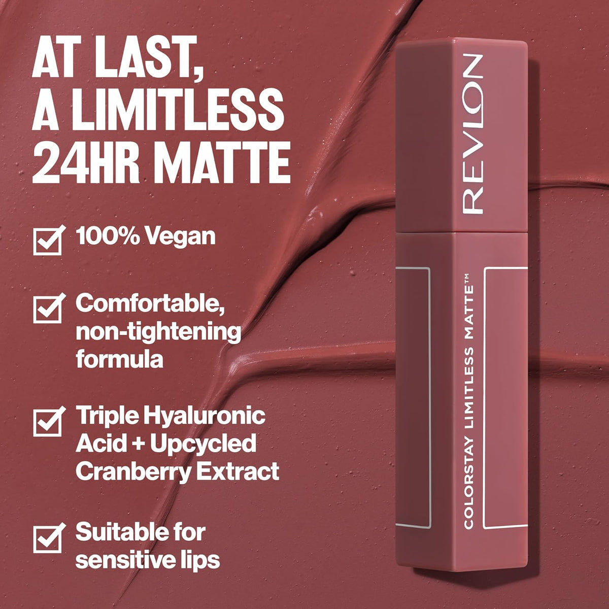 Revlon ColorStay Limitless Matte Lipstick, 005 Strut, 0.17 fl oz