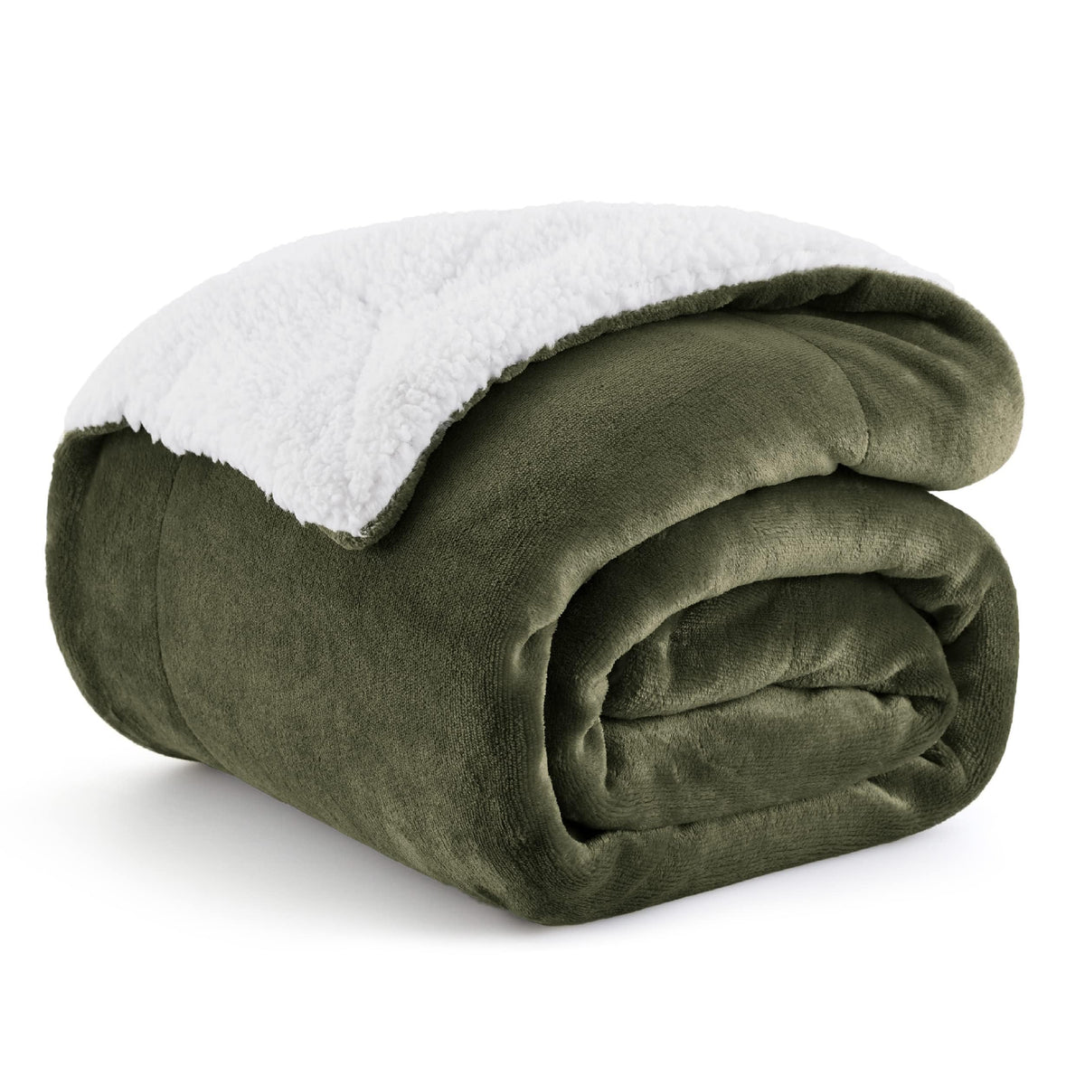 Bedsure GentleSoft Sherpa Fleece Throw Blanket for Couch, Non-Heated, Thick and Warm Throw for Women and Men, Soft Fuzzy Plush Weight Blanket for Winter, Navy, 50x60 Inches