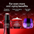 Olay Face Moisturizer, Regenerist Micro-Sculpting Cream for Women, Fragrance-Free - Anti-Aging, Anti-Wrinkle, Firming Skin Care - Triple Collagen Cream, Peptide, Hyaluronic Acid, Niacinamide, 2.6oz