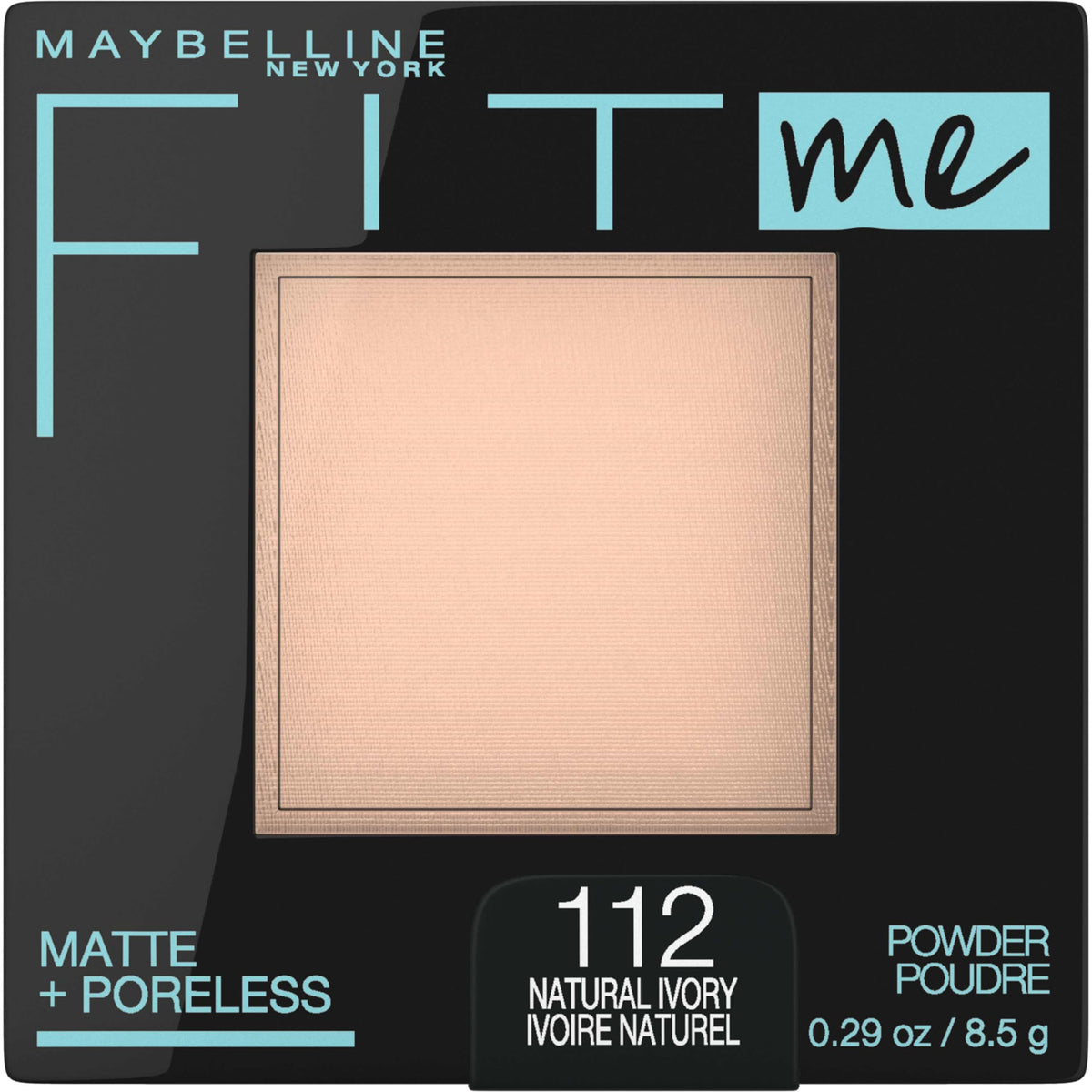 Maybelline Fit Me Matte + Poreless Pressed Face Powder Makeup & Setting Powder, Coconut, 1 Count