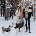 Kuoser Waterproof Dog Coat, Warm Reversible Dog Jacket with Leash Hole