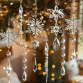Crystal Ornaments for Christmas Tree Winter Wonderland Decorations