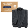 Brooklinen 100% Turkish Cotton Bath Robe for Men & Women