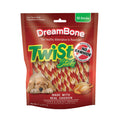 DreamBone Chicken Wrapped Twist Stick Dog Treats, Daily Rawhide-Free Chew, Digests Safely and Completely, With Real Protein, Chicken and Veggies, 50 count