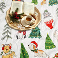 Christmas Dog Tree Blanket Soft Cozy Lightweight Xmas Throw Blanket for Couch Sofa Bed Living Room Home Decor for Boys Girls Kids Adults Gift 50x60 inch