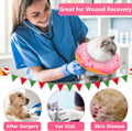 Hpetppy Cat Cone Collar Soft, Cat Recovery Collar for Wound Healing Cute Donut Adjustable Kitten Cones to Stop Licking Comfortable Lightweight Neck Elizabethan Collars for Kittens After Surgery
