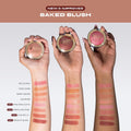 Milani Baked Blush, Updated Powder Blush for Cheeks, Cruelty Free Makeup - Shape, Contour & Highlight Face for a Shimmery or Matte Finish - Luminoso