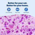 PetSafe ScoopFree Odor Control Crystal Cat Litter, Lavender Scent, 8 Lb Bag