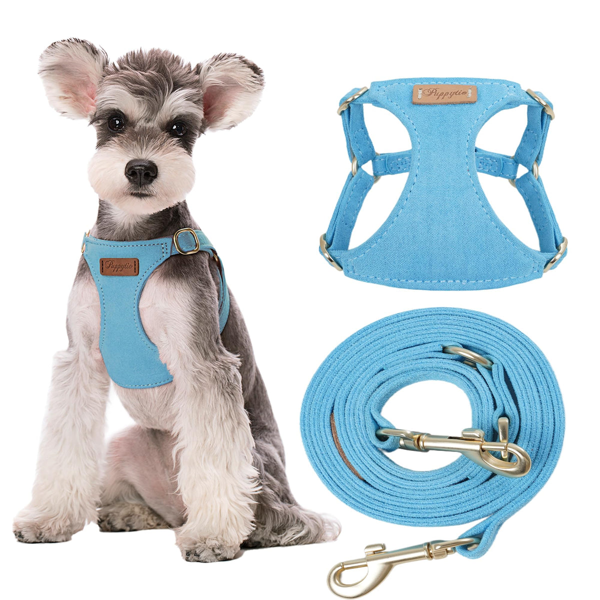 Puppytie xs Dog Harness with Multifunction Dog Leash,Soft Adjustable No Choke Escape Proof Pet Harness Vest,red-Camellia,XS