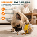 2-in-1 Dog Puzzle Toy, Interactive Treat Dispensing Ball