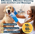 6PCS Grooming & Bath Supplies for Dogs, Cats | Dog Washing Gloves | Dog Bath Brush | Dog Shower Brush | Pet Grooming Gloves | Dog Grooming kit | Pet Supplies for Showerhead & Sprayer (Navy Blue)