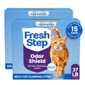 Fresh Step Clumping Cat Litter, Multi-Cat Odor Control, 14 lbs (Pack of 2)