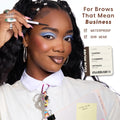 Colourpop Brow Boss Waterproof Eyebrow Pencil - Defining Brow Pencil with Precision Tip, Retractable Twist & Built-In Spoolie - 8-Hour Wear - Creates Natural Hair-Like Strokes - Dark Brown (0.003 oz)