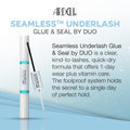 Ardell Seamless Under Lash Cluster Glue & Seal - Clear, Eyelash Glue for Clusters, Long Lasting Hold Eyelash Adhesive with Vitamins A, C, E, 4.2 g, 1 Pack