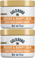 Gold Bond Rough & Bumpy Daily Skin Therapy Cream, 8 oz Cream With 7 Moisturizers & 3 Vitamins