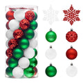 Valery Madelyn 50ct Christmas Tree Decorations Ball Ornaments 2 Inches