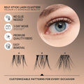 Velour x CGonzalez Beauty Self-Stick Lash Clusters, Self Adhesive Eyelashes, 18 Eyelash Clusters
