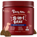 Zesty Paws Dog Multivitamin, Chewable Dog Vitamins and Supplements for Hip & Joints, Skin & Coat, Omega 3 Fish Oil for Dogs- Senior & Puppy Multivitamin- Chicken- 90ct