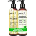 PURA D'OR Anti-Thinning Biotin Shampoo & Hair Regrowth Conditioner, CLINICALLY TESTED Effective Results, Thickening Herbal Blend For Women & Men, Original Gold Label Set, Natural Earthy Scent, 16oz x2