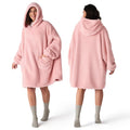 Bedsure Soft Wearable Blanket Hoodies for Women, Grey, Standard