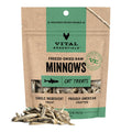 Vital Essentials Freeze Dried Minnows Cat Treats | Single Ingredient | Premium Quality | Grain Free, Healthy Treats for Cats, 1 oz Bag