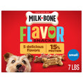 Milk-Bone Flavor Snacks Mini’s Dog Biscuits, Flavored Crunchy Dog Treats, 36 Oz. Canister