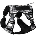 Auroth Tactical Dog Harness for Large Dogs No Pull Adjustable Pet Harness Reflective K9 Working Training Easy Control Pet Vest Military Service Dog Harnesses Army Yellow L