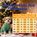 Dog Pajamas Christmas Puppy Onesie Long Sleeve Pets Clothes Jumpsuits PJS