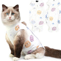 Hpetppy Cat Recovery Suit for Spay Abdominal Wounds, Kitten Onesie Bodysuit for Cats After Surgery, Cat Surgery Recovery Suit Female Cone of Shame Alternative for Cats Anti Licking (Pink,M)