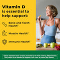 Nature Made Vitamin D3 K2 Supplement, 30 Softgels | Vitamin D 5000 IU (125 mcg) for Immune, Bone, Teeth and Muscle Health Support, 30 Day Supply