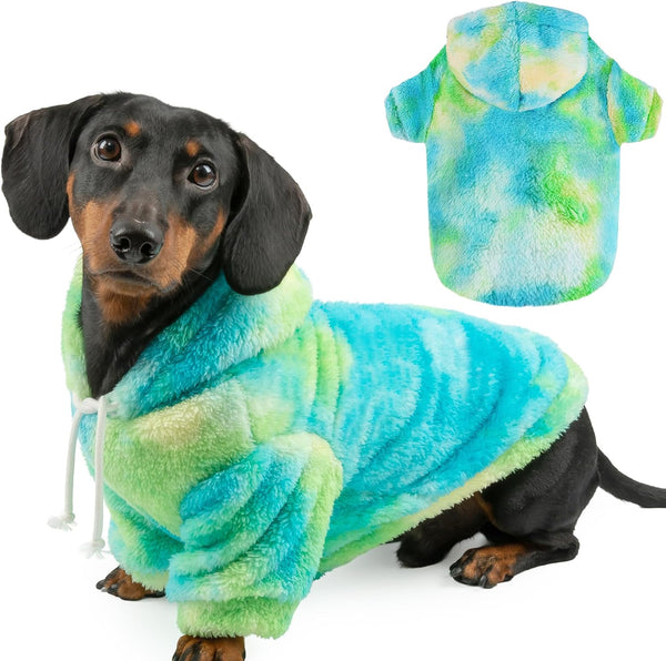 Tie-Dye Dog Hoodie Sweaters for Large Dogs Designed Dog Clothes