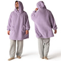 Bedsure Soft Wearable Blanket Hoodies for Women, Grey, Standard