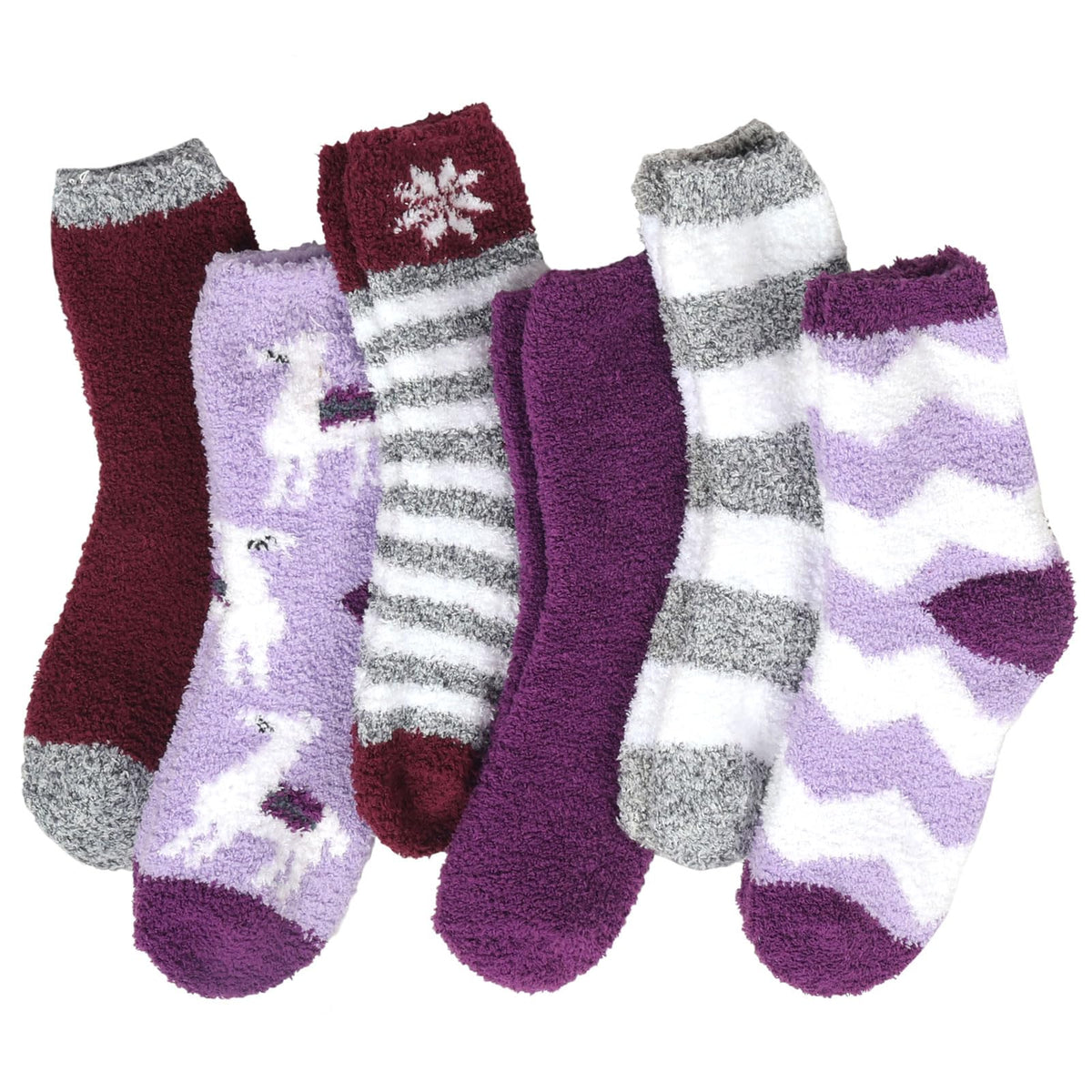 Fuzzy Socks for Women Fluffy Cozy Slipper Socks Fall Halloween Socks Gifts | Soft Thick Plush Warm Socks, Christmas Winter Gifts for Ladies,Comfortable Indoor Home Socks, Sleep Slipper Socks