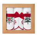 SKL Home Seasonal Jacquard Hand Towel Gift Set, 6 Count, Multicolored