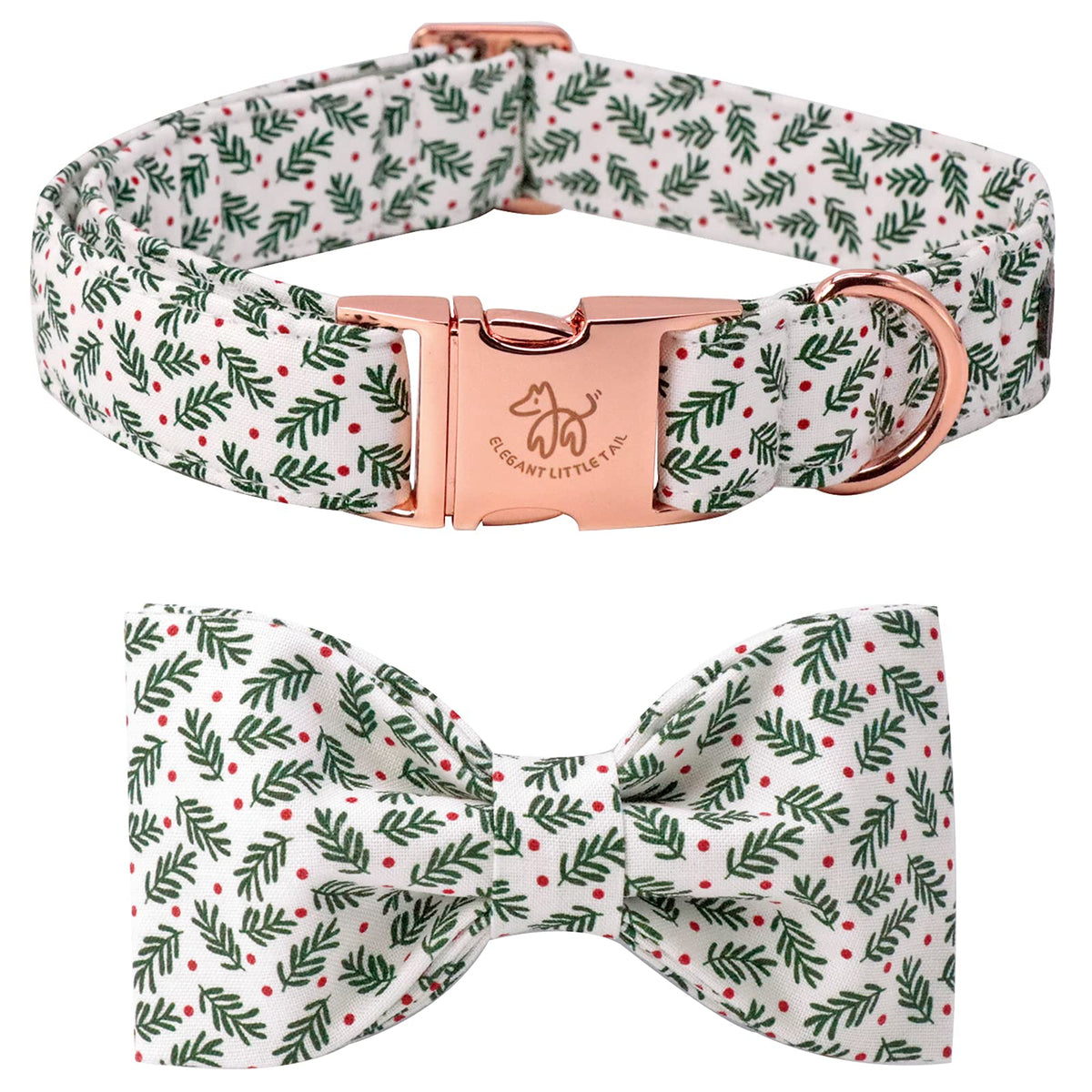 Fall Dog Collar with Bow, Black and Orange Print Fall Pet Collars Small