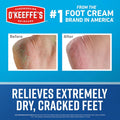 O'Keeffe's Healthy Feet Foot Cream, 3.2 oz Jar, 1-Pack For Extreme Dryness | Repairs Extremely Cracked, Dry Feet, Retains Moisture Levels, Hypoallergenic, Non-Greasy, Instantly Boosts Moisture