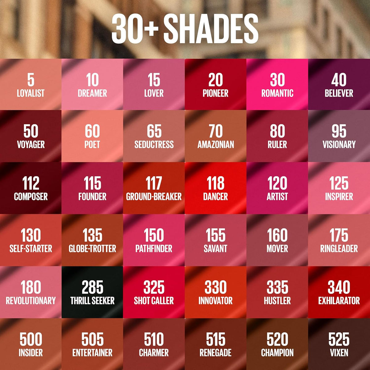 Maybelline Super Stay Matte Ink Liquid Lipstick Makeup, Long Lasting High Impact Color, Up to 16H Wear, Composer, Cherry Brown, 1 Count, Packaging May Vary