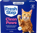 Fresh Step Advanced Clean Paws Multi Cat Clumping Litter with Febreze Freshness, Low Tracking, 18.5 lb. Box, Pack of 2