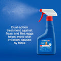 ADAMS Plus Flea and Tick Spray for Dogs & Cats, Kills Fleas and Ticks, Repels Mosquitoes, Prevents Infestations up to 2 Months, Treatment for Dogs, Cats, Puppies & Kittens, 16 Fl Oz