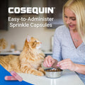 Nutramax Cosequin for Cats Joint Health Supplement, Contains Glucosamine for Cats, Plus Chondroitin, and Omega-3s, Supports Joint and Skin and Coat Health, Sprinkle Capsules, 80 Count